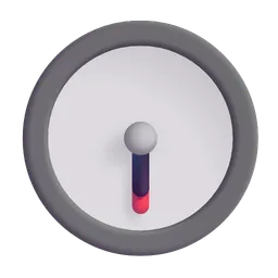 Clock Face Six-Thirty Microsoft 3D Fluent
