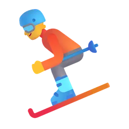 Skier Microsoft 3D Fluent