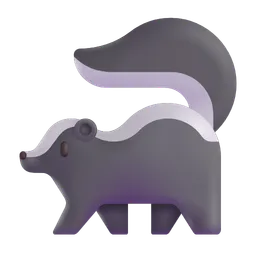 스컹크 Microsoft 3D Fluent