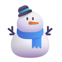 Snowman Without Snow Microsoft 3D Fluent