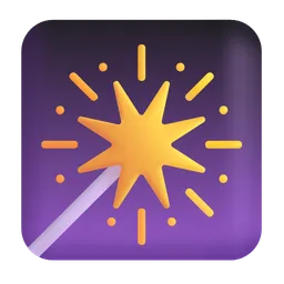 Firework Sparkler Microsoft 3D Fluent