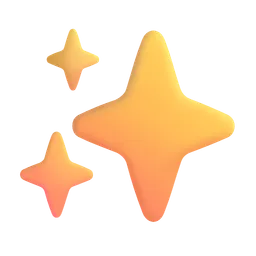 Sparkles Microsoft 3D Fluent