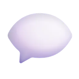 연설 풍선 Microsoft 3D Fluent