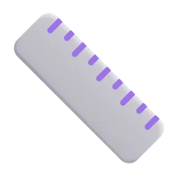Straight Ruler Microsoft 3D Fluent