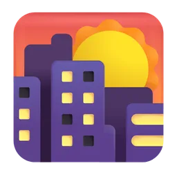 일몰 Microsoft 3D Fluent