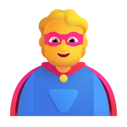 Superhero Microsoft 3D Fluent