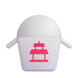 테이크아웃 박스 Microsoft 3D Fluent