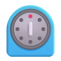 Timer Clock Microsoft 3D Fluent