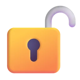 Open Lock Microsoft 3D Fluent