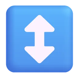 위아래 화살표 Microsoft 3D Fluent