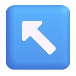 왼쪽 위 화살표 Microsoft 3D Fluent