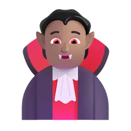 Vampire: Medium Skin Tone Microsoft 3D Fluent