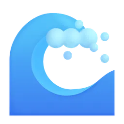 물결 Microsoft 3D Fluent