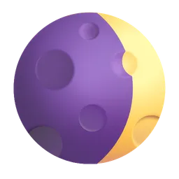 초승달 왁싱 Microsoft 3D Fluent