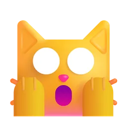 지친 고양이 Microsoft 3D Fluent