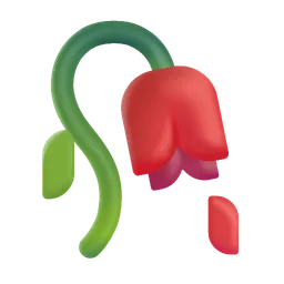 Wilted Flower Microsoft 3D Fluent