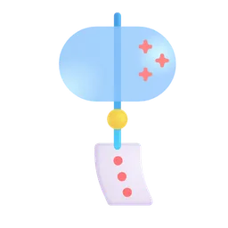 Wind Chime Microsoft 3D Fluent