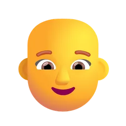 Woman: Bald Microsoft 3D Fluent