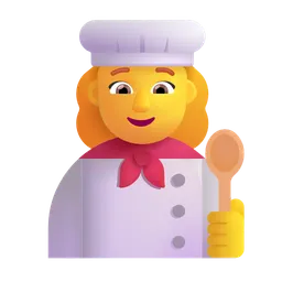 Woman Cook Microsoft 3D Fluent