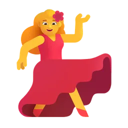 춤추는 여성 Microsoft 3D Fluent