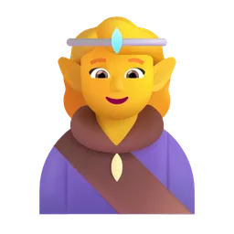 여자 엘프 Microsoft 3D Fluent