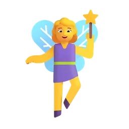 Woman Fairy Microsoft 3D Fluent