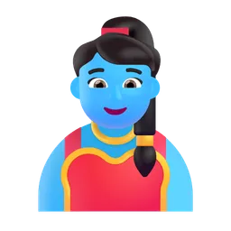 여자 지니 Microsoft 3D Fluent