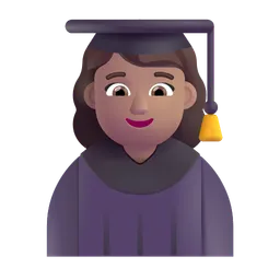 Woman Student: Medium Skin Tone Microsoft 3D Fluent
