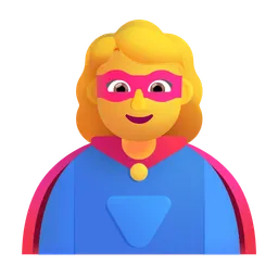 Woman Superhero Microsoft 3D Fluent