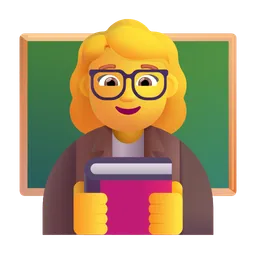 여자 교사 Microsoft 3D Fluent
