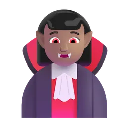 Woman Vampire: Medium Skin Tone Microsoft 3D Fluent