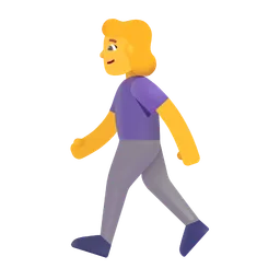 Woman Walking Microsoft 3D Fluent