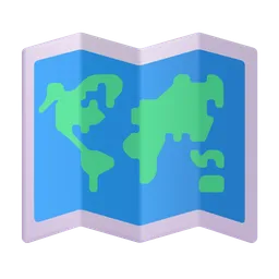 세계 지도 Microsoft 3D Fluent