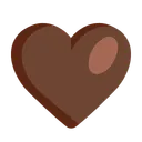 갈색 하트