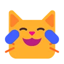 기쁨의 눈물을 흘리는 고양이