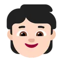 어린이: 밝은 피부 톤