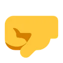 왼쪽을 향한 주먹