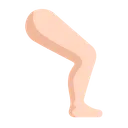 다리: 밝은 피부 톤