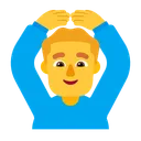 OK 제스처를 하는 사람