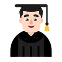 남자 학생: 밝은 피부 톤