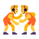 레슬링하는 사람들