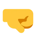 오른쪽을 향한 주먹