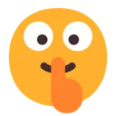 쉬쉬하는 얼굴