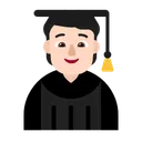 학생: 밝은 피부 톤