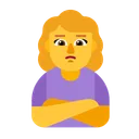 삐죽거리는 여자
