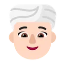 터번을 쓴 여성: 밝은 피부 톤
