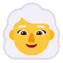 여성: 흰머리