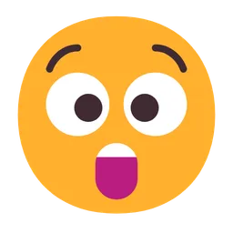놀란 얼굴 — Microsoft