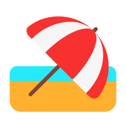 Beach with Umbrella — Microsoft