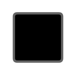 Black Medium Square — Microsoft